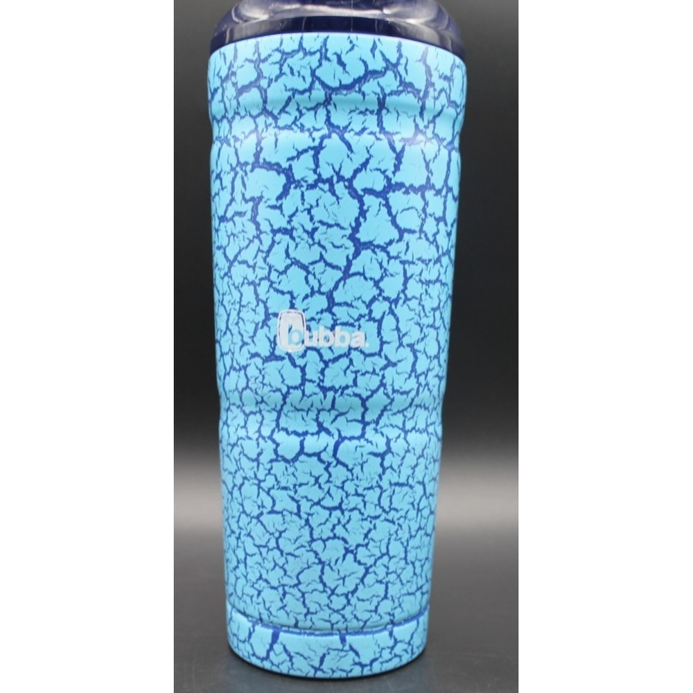 Bubba Stainless Steel Tumbler 24 oz Insulated Travel Mug Blue Crackle